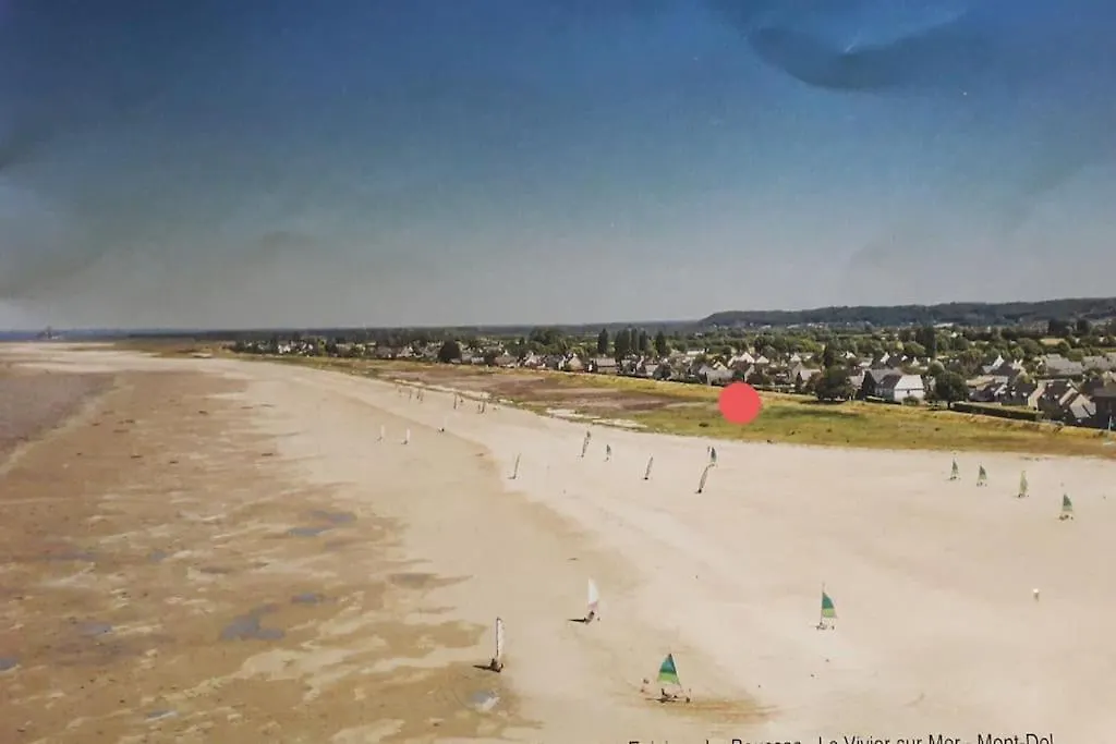 Vue Mer Pour Une Escale En Baie Du Mt-St-Michel Cherrueix Hébergement de vacances